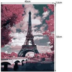 Maaleo Malování podle čísel 50x40cm - Eiffelova věž