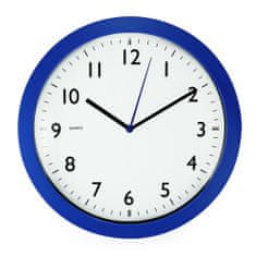 MPM QUALITY Designové plastové hodiny červené MPM E01.2476, modrá