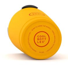 Cool Bottles Nerezový termohrnek Vivid třívrstvý 330 ml žlutá