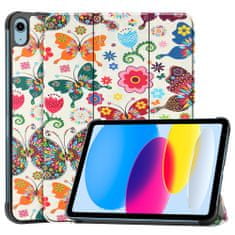 Techsuit Pouzdro pro tablet iPad 10.2" (2019/2020/2021), Techsuit FoldPro Butterfly