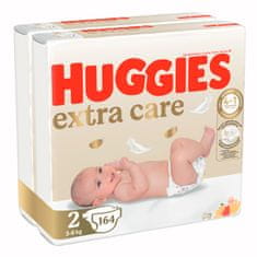 Huggies měsíční balení Extra Care Newborn č.2 - 164 ks