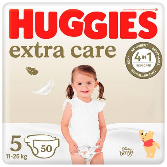 Huggies Extra Care č.5 - 50ks