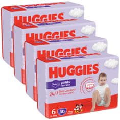 Huggies Pants Jumbo 6 (15-25 kg) 120 ks - Měsíční balení (4x30 ks)