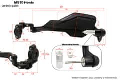 SEFIS MS10 chrániče páček Honda NC750X