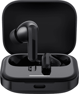 minimalistická Bluetooth sluchátka xiaomi redmi buds 5 dotykové ovládání hlasový asistent výdrž na nabití 10 h skvělý zvuk dynamické měniče nabíjecí box anc potlačení okolního hluku