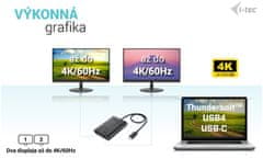 I-TEC USB-C Dual 4K/60Hz (single 8K/30Hz) HDMI Video Adapter