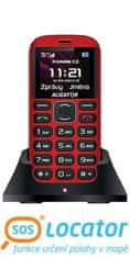 Aligator Mobilní telefon pro seniory A720 4G Senior Red