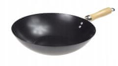 Alpina Pánev wok s dřevěnou rukojetí, 30 cm