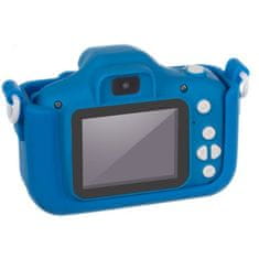 Kruzzel Dětský fotoaparát AC22295 modrý 32GB karta
