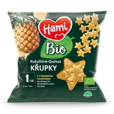 Hami 8x BIO Křupky kukuřičné-quinoa s výborným ananasem 20 g, 12+
