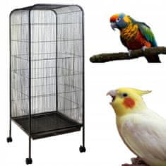 MUVU Velká Voliéra Na Kolečkách Pro Papoušky Kanáry Exotické Ptactvo
