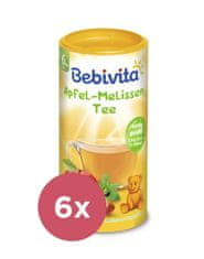 Bebivita 6x Jablečno-meduňkový čaj (200 g) - instantní