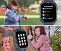 Forever Chytré hodinky pro děti Kids Look Me 2 KW-510 4G/LTE, GPS, WiFi, černé