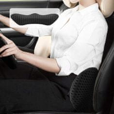 Medi Sleep Ortopedický bederní polštář na spaní do auta, na kancelářskou židli