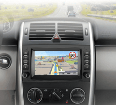 Hizpo 2Din Android Autorádio do Volkswagen Crafter od 2006, GPS navigace, WiFi, Bluetooth - Handsfree VW Crafter rádio, Mercedes Viano, Vito, Sprinter Autorádio s Kamerou
