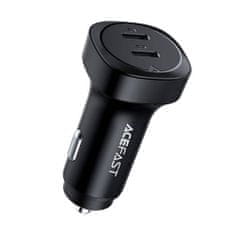 AceFast Nabíječka do auta Acefast B2, 72 W, 2x USB-C (černá)