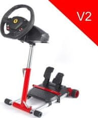 Noname Wheel Stand Pro, stojan na volant a pedály pro Thrustmaster SPIDER, T80/T100,T150,F458/F430, červený