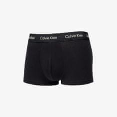 Calvin Klein Cottontretch Low Rise Trunk 3-Pack Black M Černá