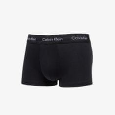Calvin Klein Cottontretch Low Rise Trunk 3-Pack Black M Černá
