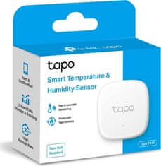 TP-Link TP-Link Tapo T310, Chytrý teploměr, přesné měření teploty a vlhkosti, vyžaduje Tapo smart hub H100