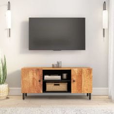 Greatstore TV skříňka 105x33x46 cm masivní akáciové dřevo
