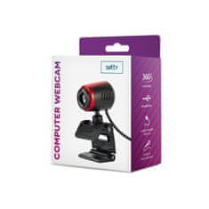 setty. Webkamera červeno-černá, 16 Mpx, 1,5m (GSM106705)
