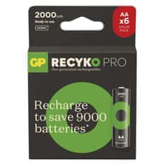 GP Nabíjecí baterie GP ReCyko Pro Professional AA (HR6), 6 ks