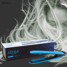 LEBULA Xenia Paris JS-140207: modrá silikonová žehlička na vlasy