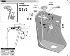 Slovarm T-2443 plovákový ventil boční (620590)