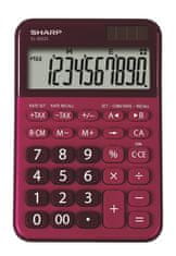 Sharp Stolní kalkulačka ELM335BRD - 10-míst, červená