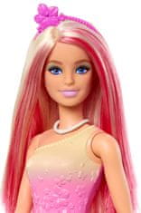 Mattel Barbie Pohádková princezna - růžová HRR07