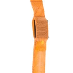WOWO Oranžové LED Vodítko pro Psy, Délka 120cm, Šířka 2,5cm