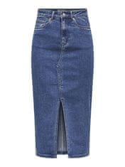 ONLY Dámská sukně ONLSIRI 15324365 Medium Blue Denim (Velikost L)