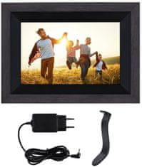 Rollei Smart Frame WiFi 105, 10,1", dřevo, černá