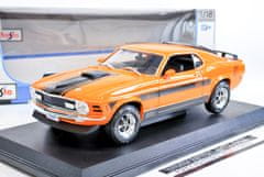 Maisto Ford Mustang Mach 1 (1970) - Oranžová/Černá MAISTO 1:18