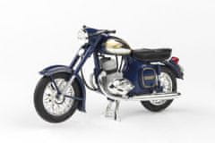 Abrex Jawa 350 Kývačka Automatic (1966) - Modrá Kobaltová ABREX 1:18