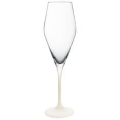 Villeroy & Boch Vysoké sklenice na šampaňské z kolekce MANUFACTURE ROCK BLANC sada 4 kusů