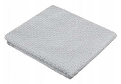AKUKU Dětská bavlněná deka, 80x90 cm, šedá