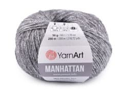Manhattan Pletací příze 50 g - (903) šedá stříbrná