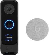 Ubiquiti Video zvonek UniFi Protect UVC-G4 Doorbell Pro PoE Kit, Duální kamera, 5Mpx s Infra + 8Ppx + PoE zvonek