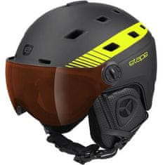 Davos PRO lyžařská helma černá-žlutá fluo obvod 58-61