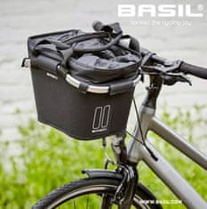 Basil Brašna Carry Classic Carry na řidítka černá