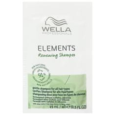 Wella Elements Renewing - šampon pro všechny typy vlasů, 15ml, jemně čistí vlasy