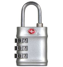 Rock Bezpečnostní TSA kódový zámek na zavazadla ROCK TA-0035 - šedá