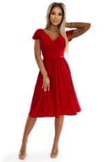 Numoco Dámské šaty 425-9 MATILDE, červená, L