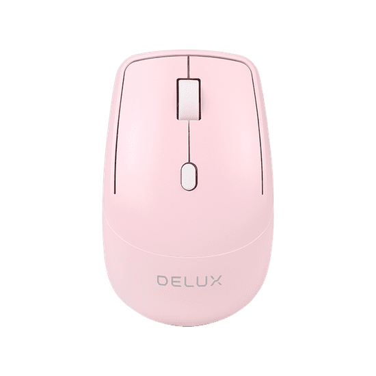 Delux Optická myš M330BU růžová