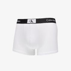 Calvin Klein Boxerky ´96 Cottontretch Trunks 3-Pack Black/ White/ Grey Heather XL Různobarevný
