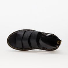 Dr. Martens Tenisky Clarissa II Quad 3 Strap Sandal Black Milled Nappa EUR 39 Černá