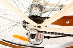 Goetze COLOURS dámské jízdní kolo, kola 26”, výška 150-165 cm, 3-rychlostní, krémová hnědé kola