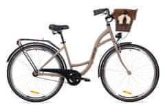 Goetze STYLE dámské jízdní kolo, kola 28”, výška 160-185 cm, 1-rychlostní, caffe-latte černé